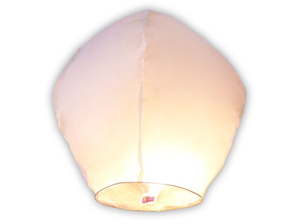 Lanterne volante blanche x 5